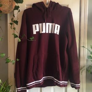Maroon Puma Hoodie